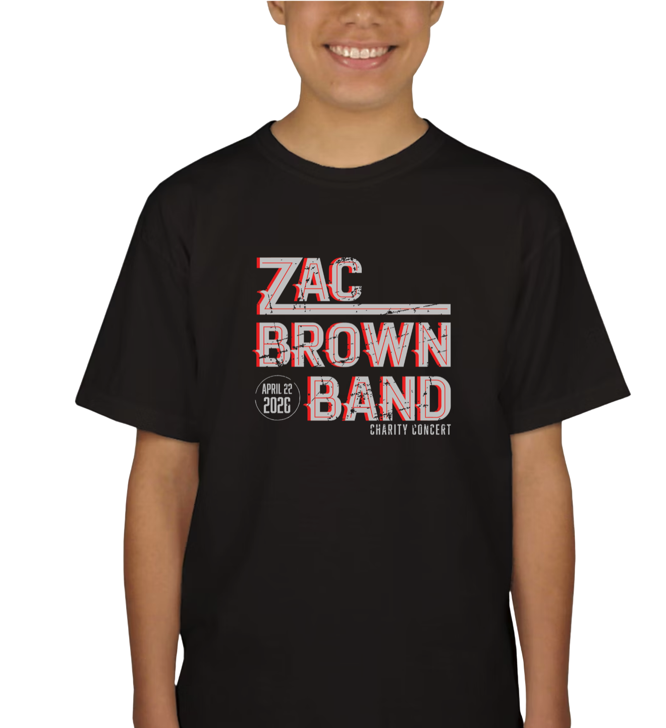 Zac Brown Band Black Youth Tee